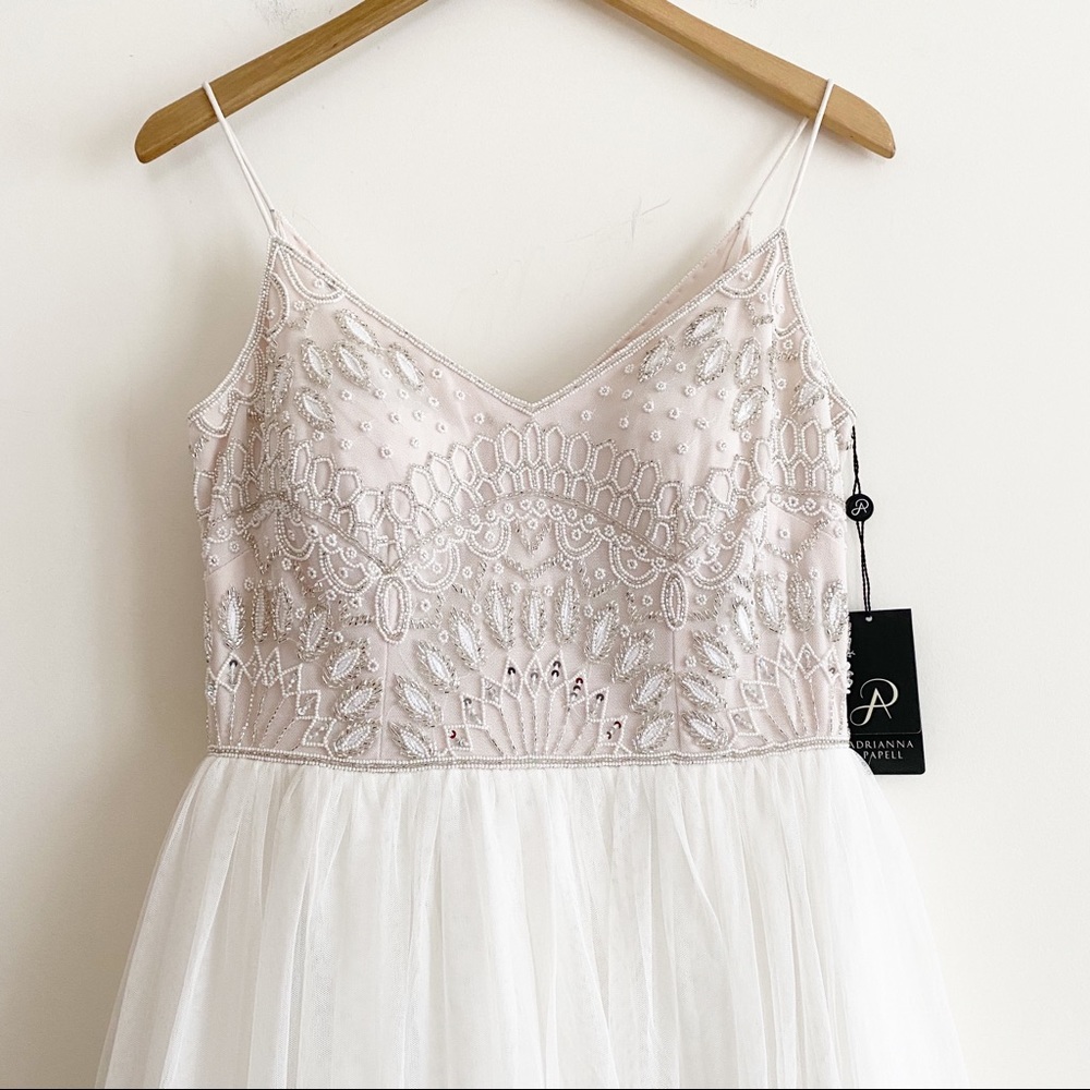 BHLDN Adrianna Papell beaded Violetta dress - Picture 8 of 8